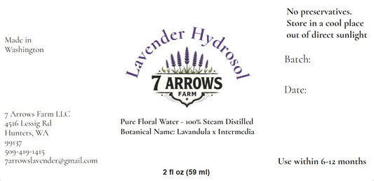 Lavandula x Intermedia Hydrosol 2 FL OZ