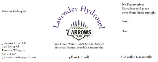Lavandula x Intermedia Hydrosol 4 FL OZ