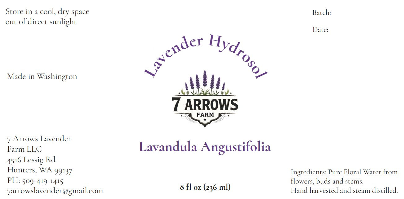 Lavender Hydrosol 8 FL OZ