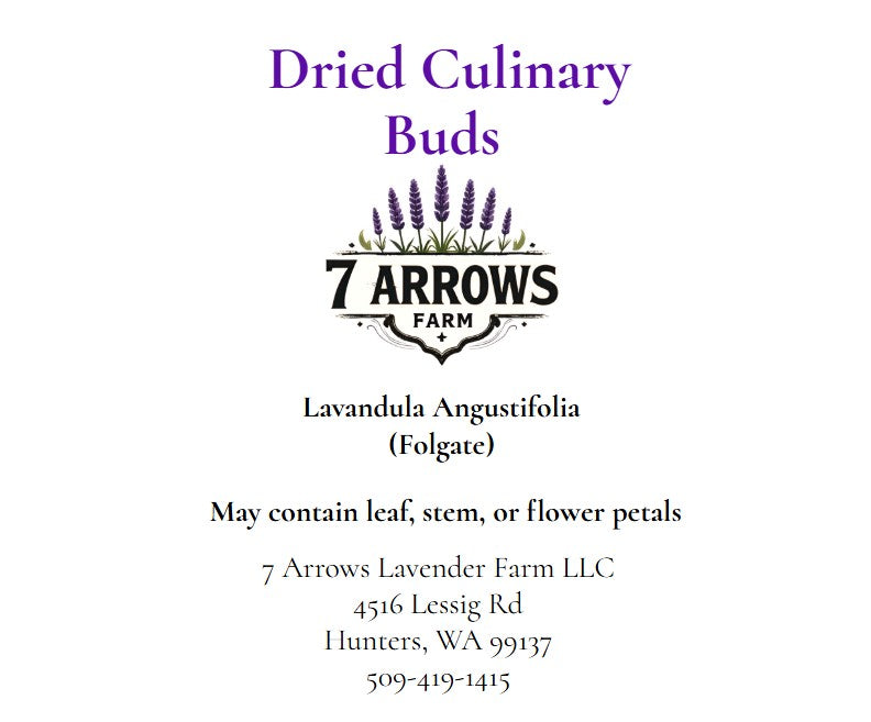 Dried Culinary Lavender Buds